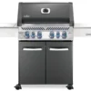 Napoleon Prestige 500 Gasgrill, Charcoal Grau - Mit Safety Glow - X-DEAL Inkl. Grillthermometer, Schneidebrett Und Windschild Für SIZZLE ZONE