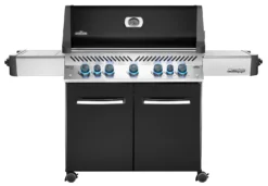 Napoleon Prestige 665 Gasgrill, Schwarz - Mit Safety Glow - Modell 2023 - SMART Deal Inkl. Grillfürst Grill Control