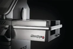 Napoleon Prestige Pro 665-3 Edelstahl Gasgrill Inkl. Drehspieß - Modell 2023 -Grillen im Freien Napoleon Prestige Pro Seitenablage