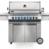 Napoleon Prestige Pro 665-3 Edelstahl Gasgrill Inkl. Drehspieß - Modell 2023 - SMART Deal Inkl. Grillfürst Grill Control Mit Companion Device Und Einstichthermometer