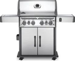 Napoleon Rogue SE 525 Edelstahl Gasgrill Mit Sizzle Zone Und Heckbrenner - SMART Deal Inkl. Grillfürst Grill Control - Modell 2023