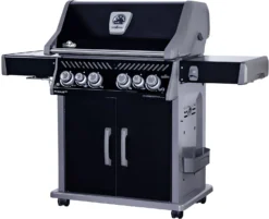 Napoleon Rogue SE 525 Gasgrill - All-black - Grillfürst Edition Inkl. Abdeckhaube - SMART Deal Inkl. Grillfürst Grill Control - Modell 2022 -Grillen im Freien Napoleon Rogue SE525 Gasgrill All Black Grillfuerst Edition 2