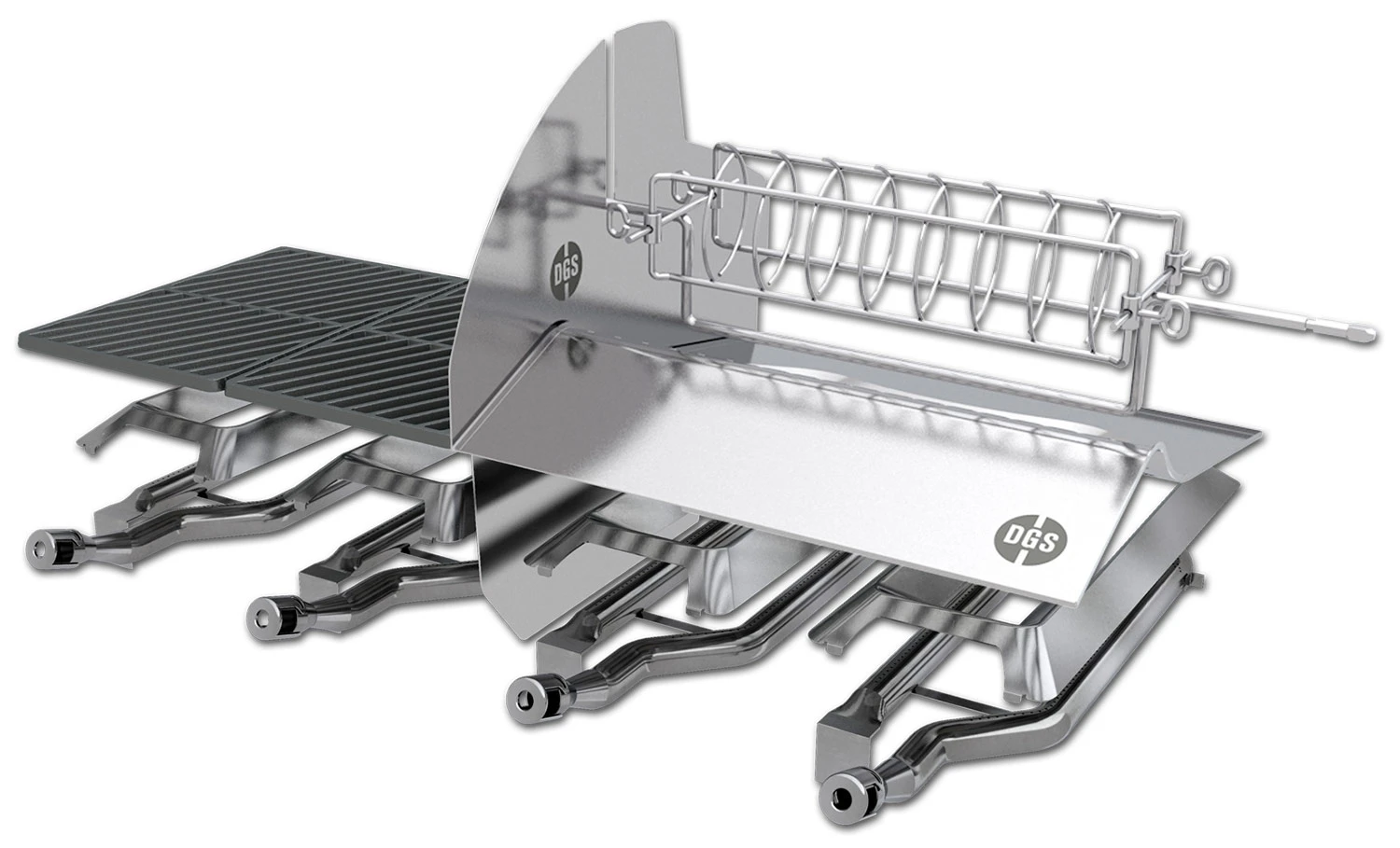 Outdoorchef Dualchef 425 G BZ Gasgrill Mit Blazing Zone Infrarotbrenner + DGS Gusseisen Grillrost 2 Stk.+ DGS Gemüse Grillrost 2 Stk. 10 Outdoorchef Dualchef 425 G BZ Gasgrill Mit Blazing Zone Infrarotbrenner + DGS Gusseisen Grillrost 2 Stk.+ DGS Gemüse Grillrost 2 Stk. – Bild 10