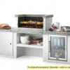 Palazzetti Outdoor Küche: Modul Schrank - Granit Grau - Inkl. Montagematerial