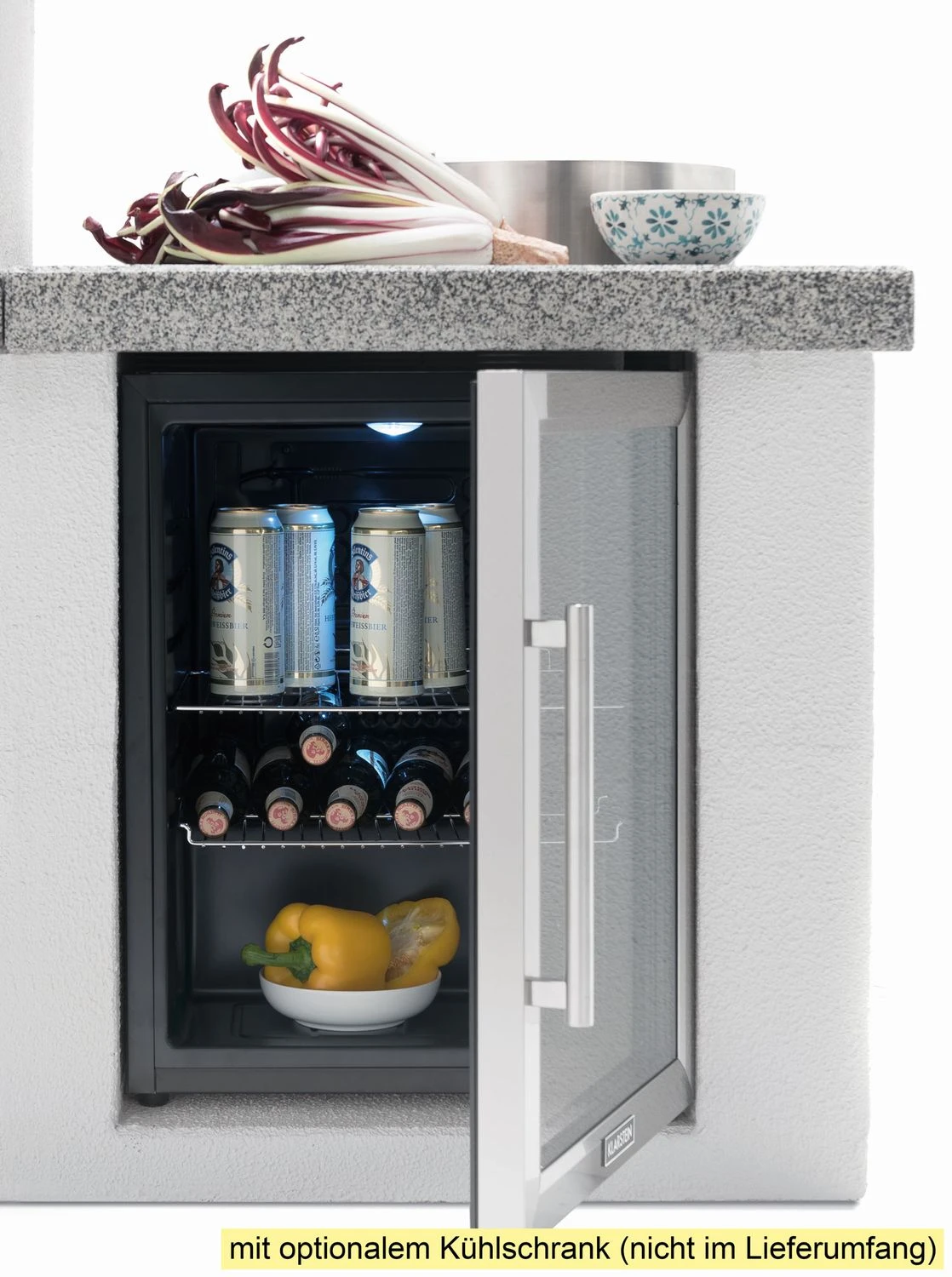 Palazzetti Outdoor Küche: Modul Schrank - Granit Grau - Inkl. Montagematerial 2 Palazzetti Outdoor Küche: Modul Schrank - Granit Grau - Inkl. Montagematerial – Bild 2