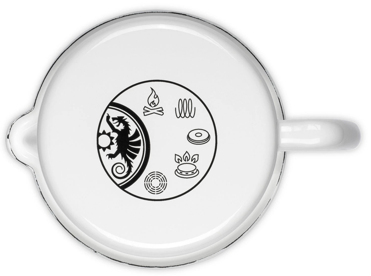 Petromax Emaille Milchtopf / 1400 Ml / Weiß 1 Petromax Emaille Milchtopf / 1400 Ml / Weiß