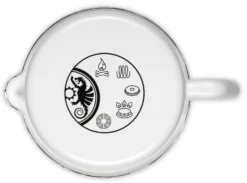 Petromax Emaille Milchtopf / 1000 Ml / Weiß