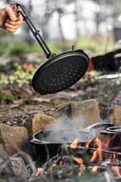 Petromax Gusseiserne Kasserolle Mit Deckel Kr1 -Grillen im Freien Petromax Kasserolle Deckel Noppen kr2 kr1