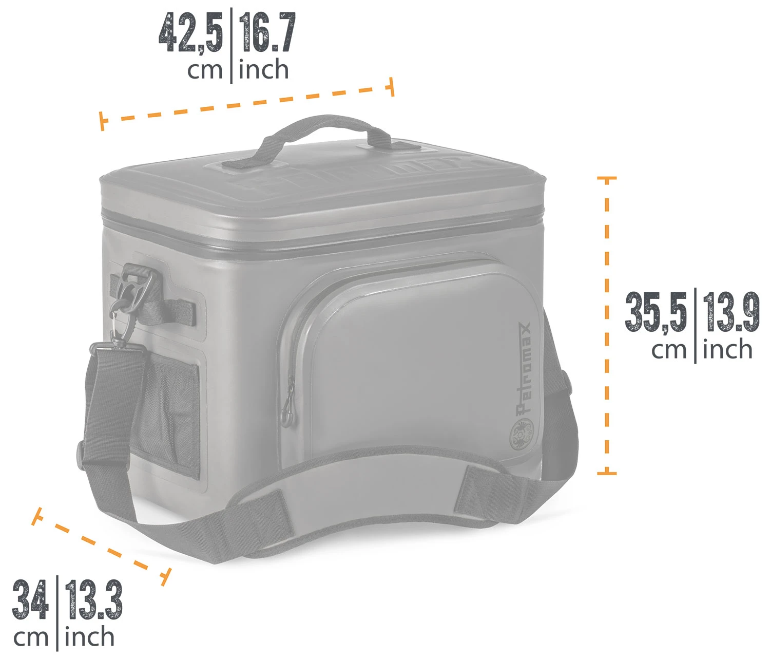 Petromax Kühltasche 22 Liter / Dunkelgrau 3 Petromax Kühltasche 22 Liter / Dunkelgrau – Bild 3