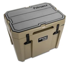 Petromax Haft-Auflage Für Kühlbox Kx25 Grau Mit Linien -Grillen im Freien Petromax kx25 padg l Haft Auflage Kuehlbox kx25 sand grau Linien 3 1625147079