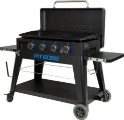 Pit Boss Plancha Grill Ultimate Plancha 4-Brenner - Mit Untergestell -Grillen im Freien Pit Boss Planchagrill Ultimate 4 Brenner massive Plancha