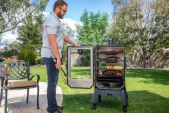 Pit Boss Vertical Smoker Pro Series 4 Pelletsmoker -Grillen im Freien Pit Boss Vertical Smoker Pro Series 4
