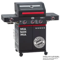Rösle Videro G3-S VARIO+ Schwarz Gasgrill - FC Bayern Edition -Grillen im Freien Roesle FC Bayern Grill Videro G3 S Aufkleber