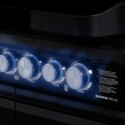 Rösle Gasgrill Magnum PRO G4-S - X-DEAL Inkl. Abdeckhaube, Gusseisen Grillplatte Und Drehspieß - Modell 2023 24 Rösle Gasgrill Magnum PRO G4-S - X-DEAL Inkl. Abdeckhaube, Gusseisen Grillplatte Und Drehspieß - Modell 2023 -Grillen im Freien Roesle Magnum Pro G4 S Drehregler beleuchtet