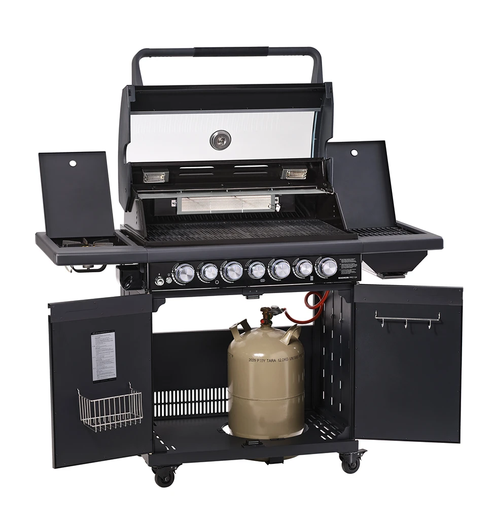 Rösle Gasgrill Magnum PRO G4-S - X-DEAL Inkl. Abdeckhaube, Gusseisen Grillplatte Und Drehspieß - Modell 2023 2 Rösle Gasgrill Magnum PRO G4-S - X-DEAL Inkl. Abdeckhaube, Gusseisen Grillplatte Und Drehspieß - Modell 2023 – Bild 2