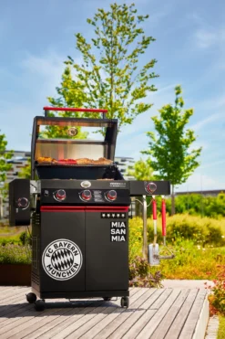 Rösle Videro G3-S VARIO+ Schwarz Gasgrill - FC Bayern Edition -Grillen im Freien Roesle Videro G3 S FC Bayern Edition