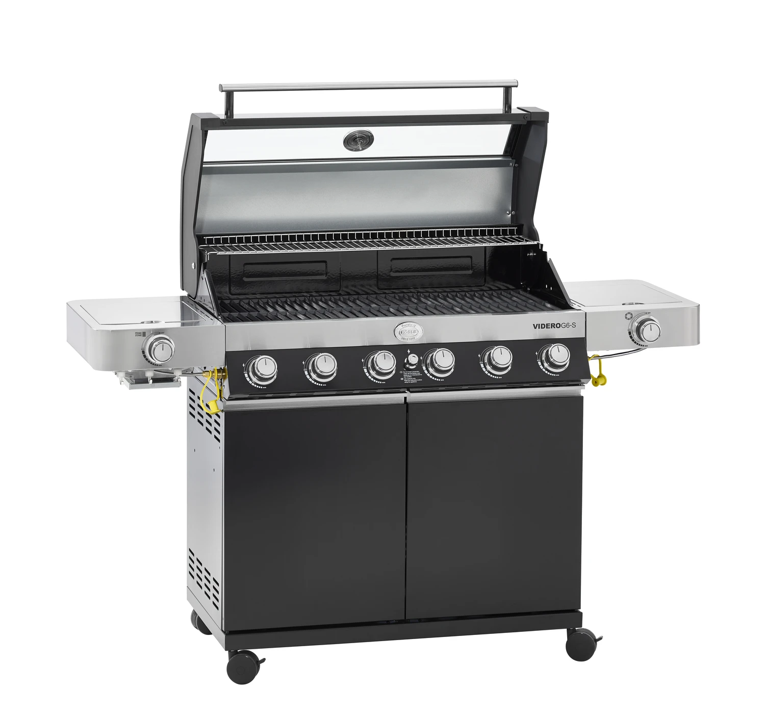 Rösle Gasgrill Videro G6-S VARIO+ Schwarz - Modell 2023 - Inkl. Abdeckhaube 4 Rösle Gasgrill Videro G6-S VARIO+ Schwarz - Modell 2023 - Inkl. Abdeckhaube – Bild 4