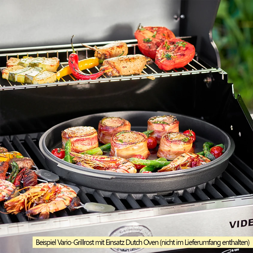 Rösle Gasgrill Videro G6-S VARIO+ Schwarz - Modell 2023 - SMART Deal Inkl. Grillfürst Grill Control 17 Rösle Gasgrill Videro G6-S VARIO+ Schwarz - Modell 2023 - SMART Deal Inkl. Grillfürst Grill Control – Bild 17