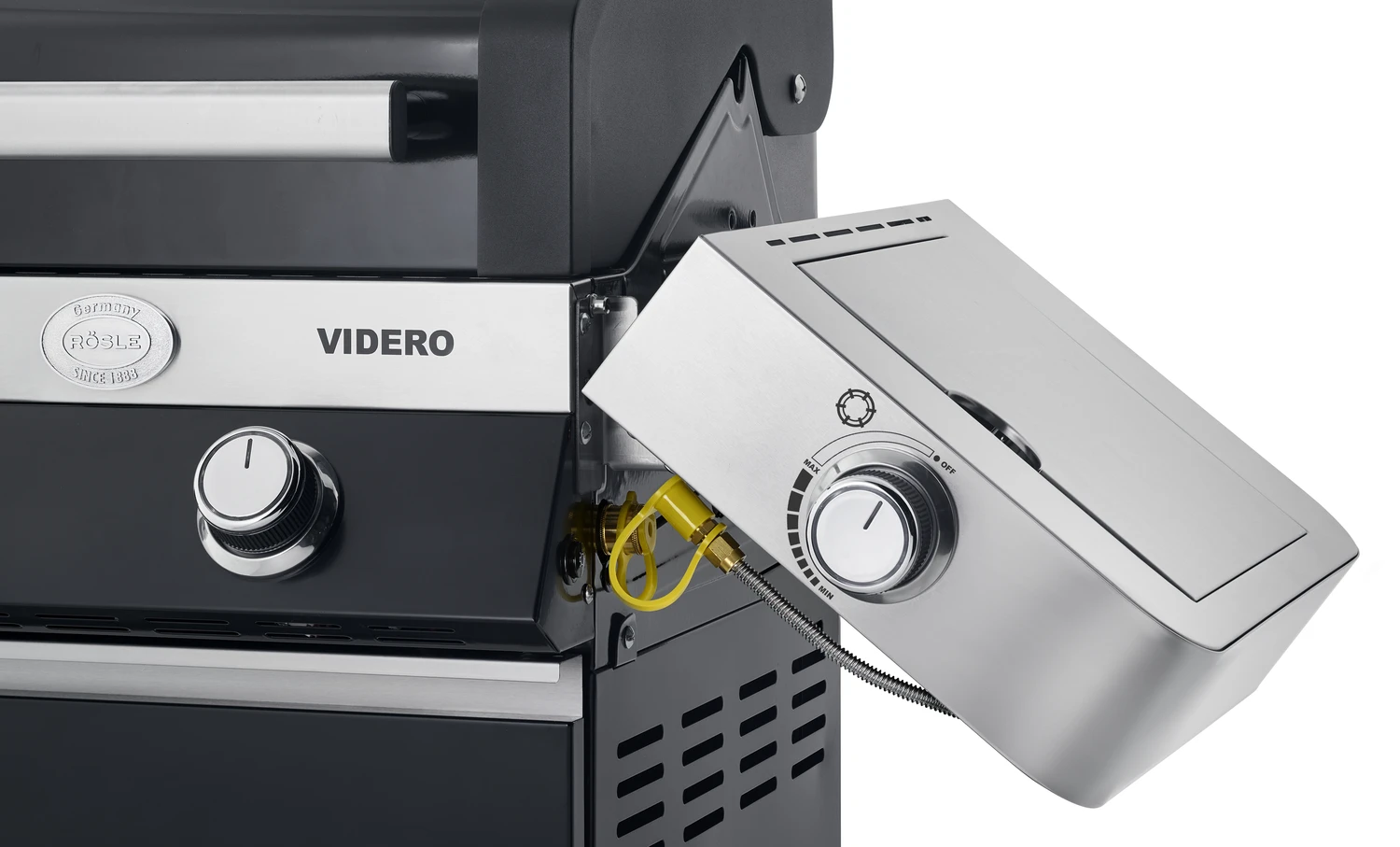 Rösle Gasgrill Videro G2 Schwarz - Modell 2022 Inkl. Abdeckhaube 5 Rösle Gasgrill Videro G2 Schwarz - Modell 2022 Inkl. Abdeckhaube – Bild 5