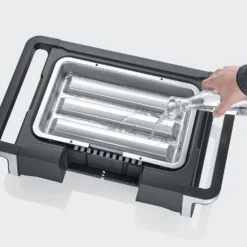 Neue Produkte -Grillen im Freien Severin Elektrogrill Senoa pg8114 aluschale