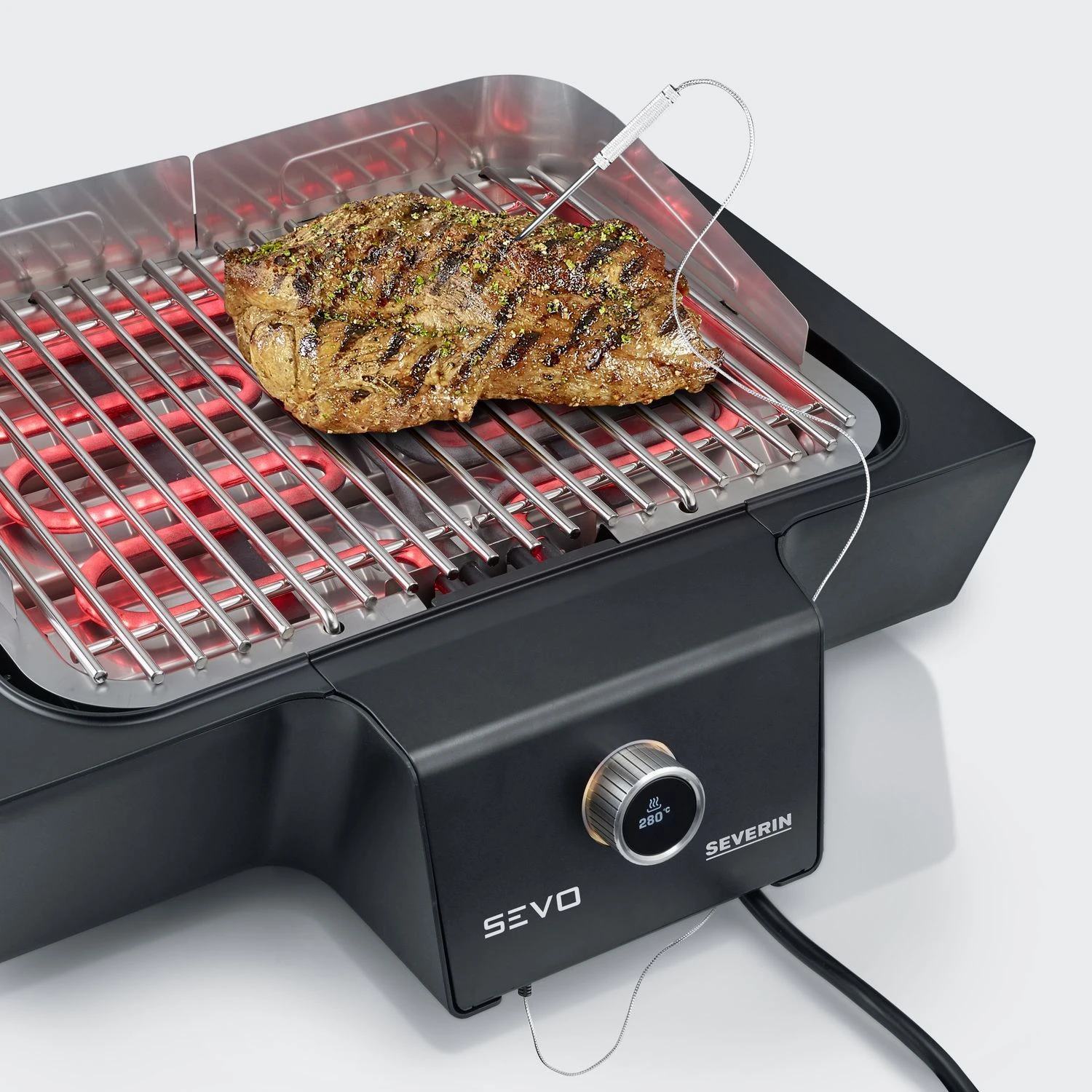 Severin Elektrogrill Tischgrill SEVO G - Boost Zone 500°C - 3.000 W 1 Severin Elektrogrill Tischgrill SEVO G - Boost Zone 500°C - 3.000 W