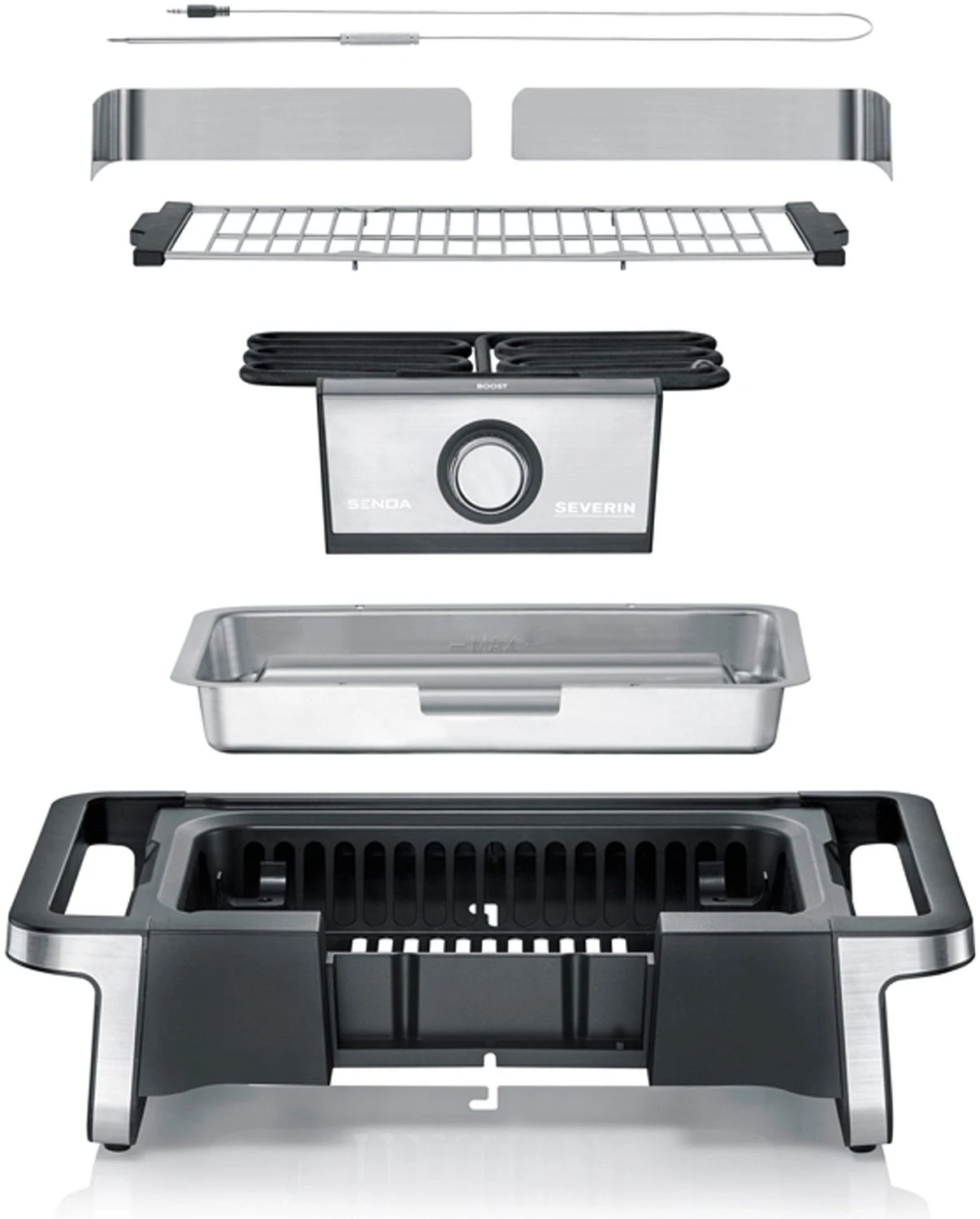 Severin Elektro Tischgrill SENOA Boost - Boost Zone 500°C - 3.000 W 8 Severin Elektro Tischgrill SENOA Boost - Boost Zone 500°C - 3.000 W – Bild 8