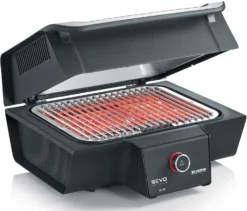 Severin Elektrogrill SEVO Smart Control GT - Boost Zone 500°C - Mit Deckel - 3.000 W