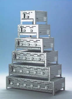 TGO 5-Brenner Gastrobräter / Gasbräter Mit Rost + Stahlpfanne