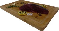 Grillfürst Bambus Schneidebrett Groß 50 X 30 Cm Bambus -Grillen im Freien grillfuerst schneidbrett bambus gross