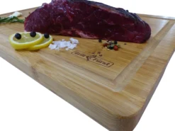 Grillfürst Bambus Schneidebrett Groß 50 X 30 Cm Bambus -Grillen im Freien grillfuerst schneidbrett gross