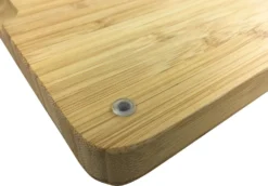 Grillfürst Bambus Schneidebrett Groß 50 X 30 Cm Bambus -Grillen im Freien grillfuerst schneidebrett gross fuesse