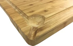 Grillfürst Bambus Schneidebrett Groß 50 X 30 Cm Bambus -Grillen im Freien grillfuerst schneidebrett gross saftrinne