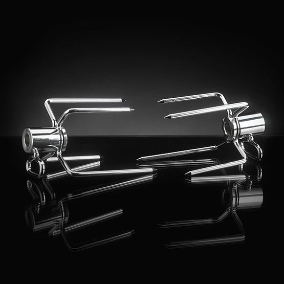 Napoleon Zubehör: 2 Commercial Drehspieß-Gabeln Aus Rostfreiem Edelstahl 1 Napoleon Zubehör: 2 Commercial Drehspieß-Gabeln Aus Rostfreiem Edelstahl