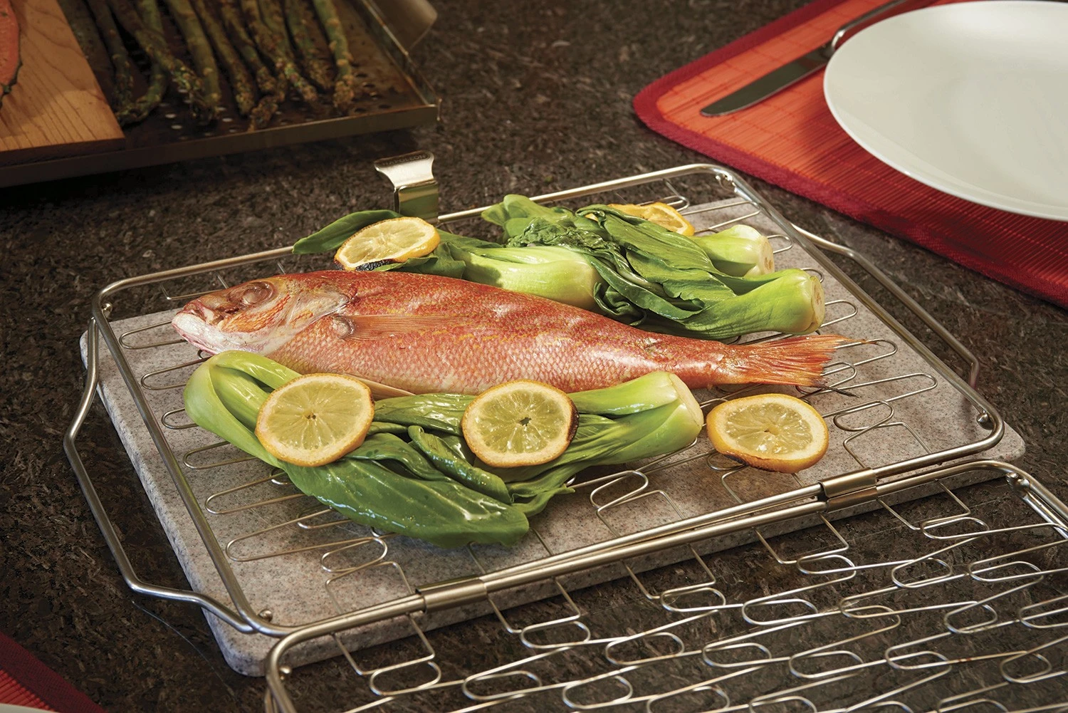 Napoleon Fisch- Und Gemüsehalter Klappbar, Flexibel 2 Napoleon Fisch- Und Gemüsehalter Klappbar, Flexibel – Bild 2