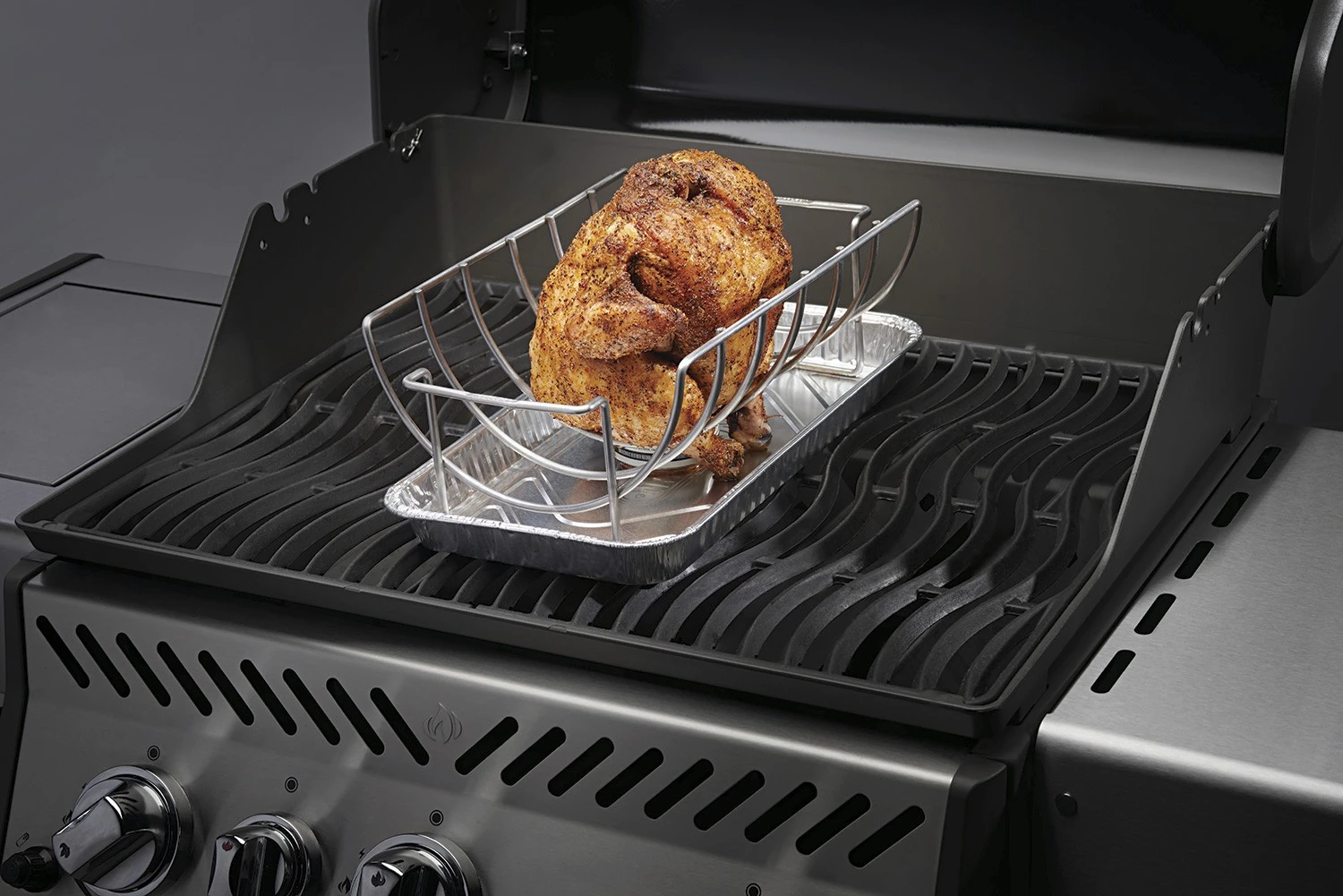 Napoleon 3 In 1 Bratenkorb / Geflügelhalter / Spareribs Halter 2 Napoleon 3 In 1 Bratenkorb / Geflügelhalter / Spareribs Halter – Bild 2