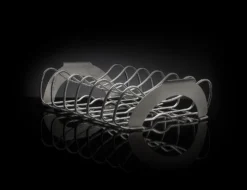Napoleon PRO Spareribs Halter Edelstahl -Grillen im Freien napoleon pro spare rib halter 70009 d