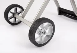 Napoleon TravelQ PRO285 Kompakt Gasgrill Schwarz Mit Klappbarem Wagen - Modell 2023 -Grillen im Freien napoleon travelq pro285x unterwagen raeder