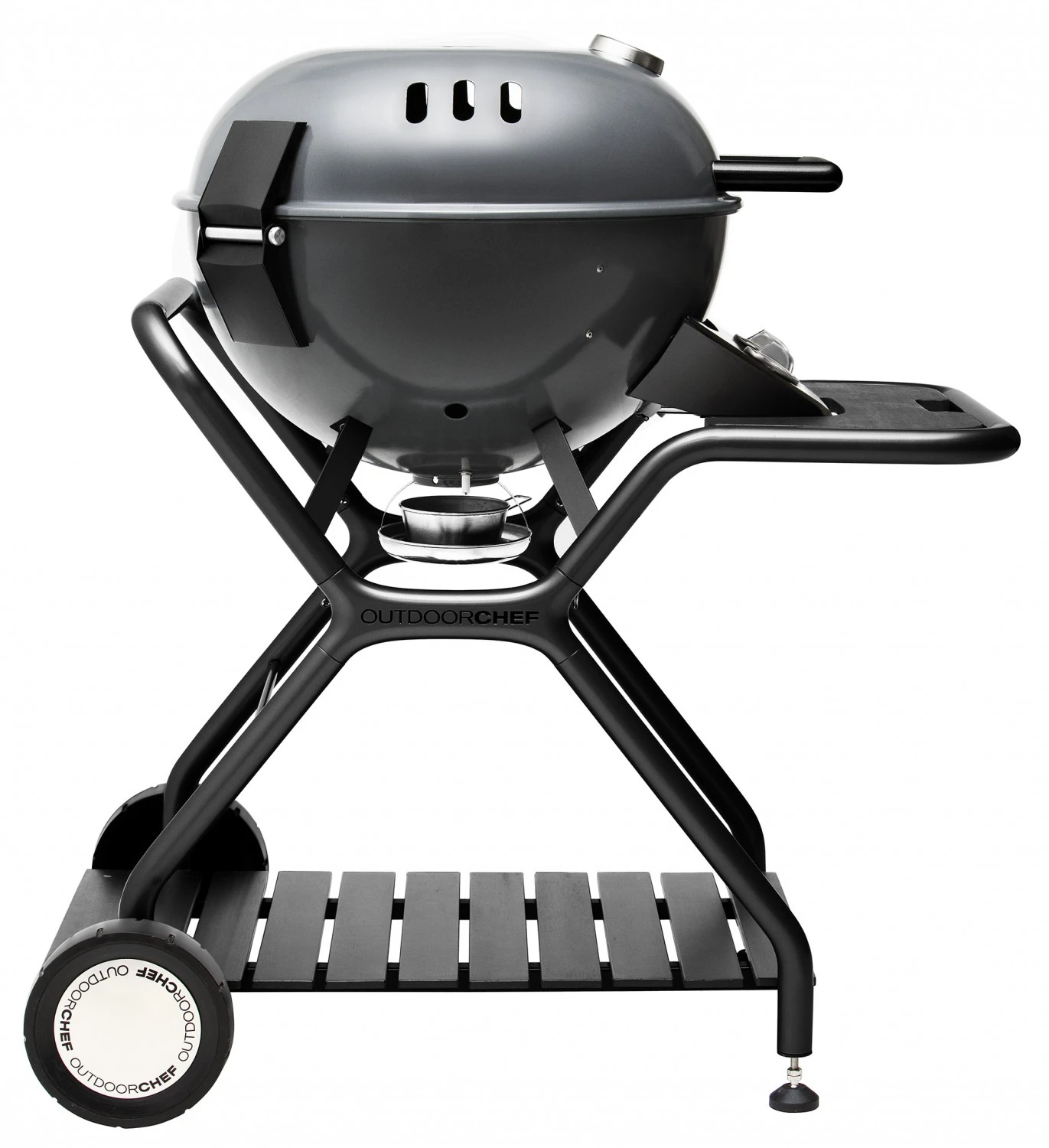Outdoorchef Gas Kugelgrill Ascona 570 G, Dunkelgrau 2 Outdoorchef Gas Kugelgrill Ascona 570 G, Dunkelgrau – Bild 2