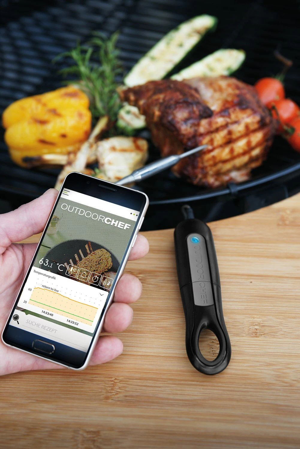 Outdoorchef Gourmet Check Dual BT Bluetooth Grillthermometer 1 Outdoorchef Gourmet Check Dual BT Bluetooth Grillthermometer