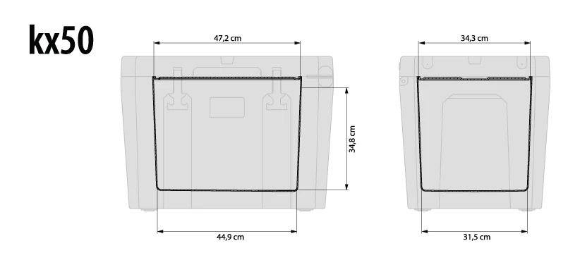 Petromax Kühlbox 50 Liter Alpenweiß - Inkl. Sitzkissen, Haft-Unterlage Und Einsatzkorb 7 Petromax Kühlbox 50 Liter Alpenweiß - Inkl. Sitzkissen, Haft-Unterlage Und Einsatzkorb – Bild 7